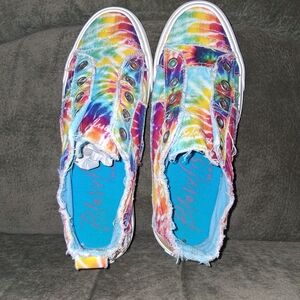 Blowfish Multicolor Tie-Dye Slip-On Flats